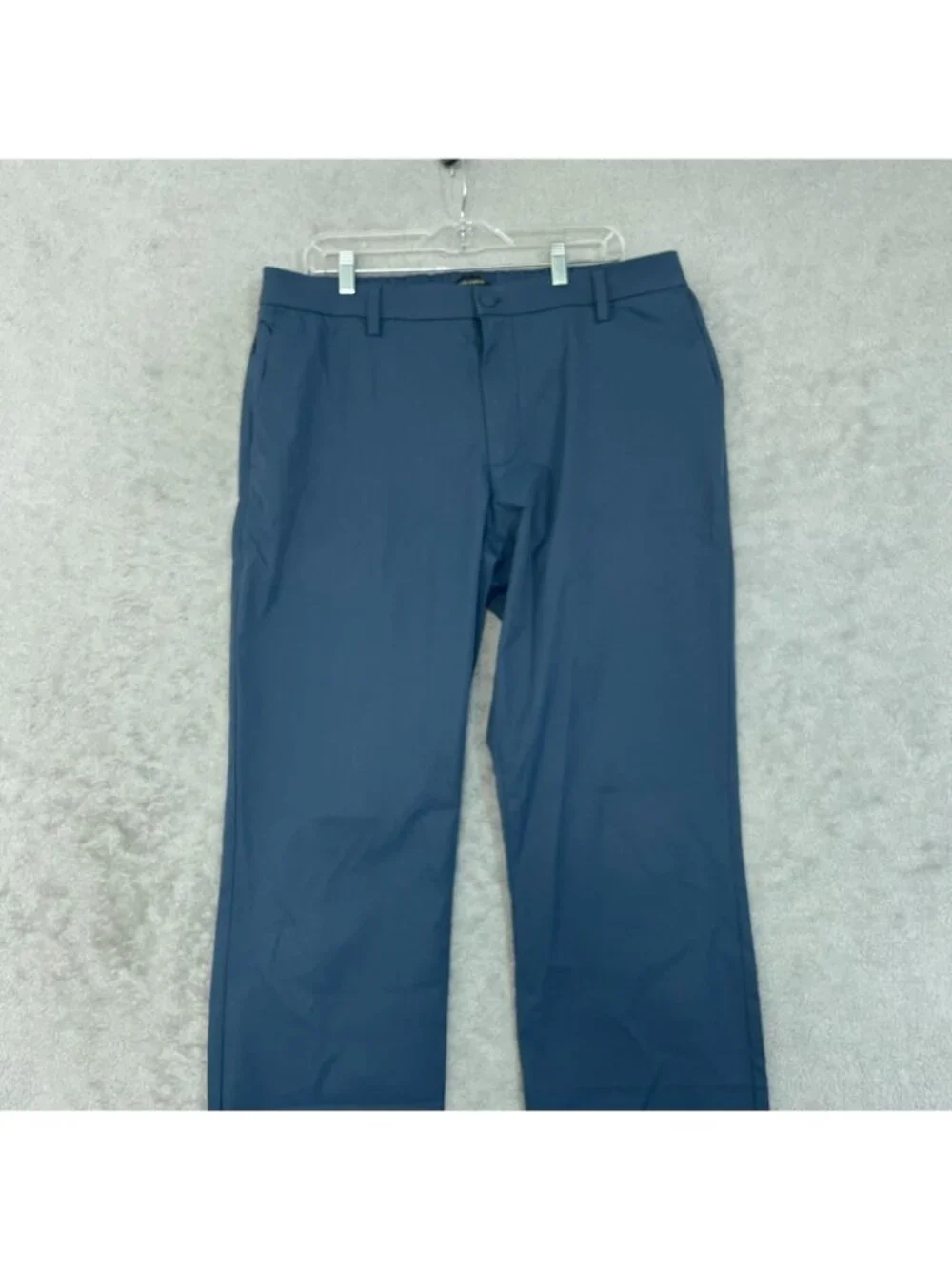 NWOT Banana Republic Commuter Tech Pants Men's 38x34 Navy Blue Flat Front